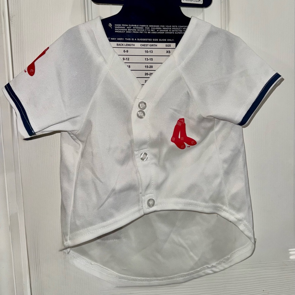 Pets White Baseball Jersey